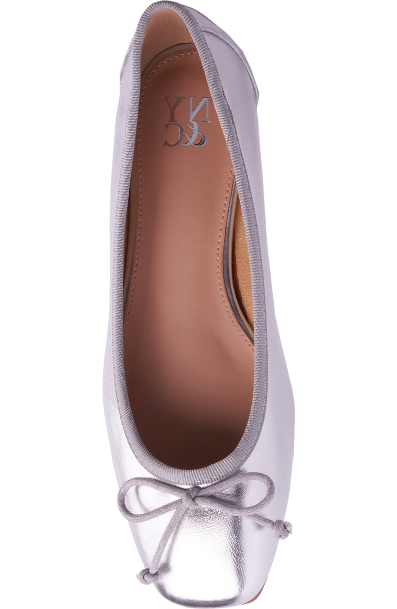 NEW YORK AND COMPANY Paulina Ballet Flat, Alternate, color, Silver