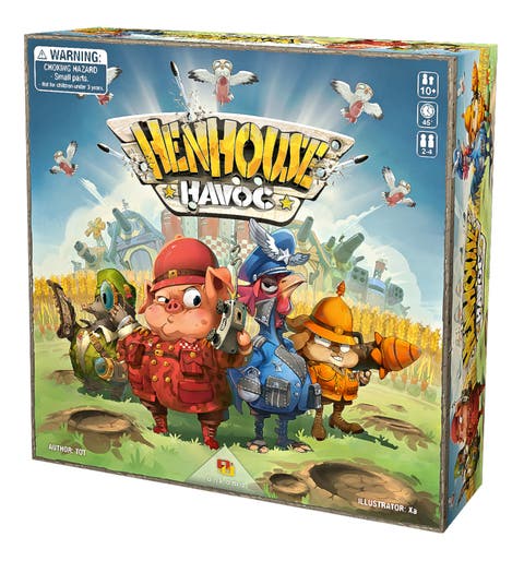 Henhouse Havoc (Touch Chicken) Family Board Game