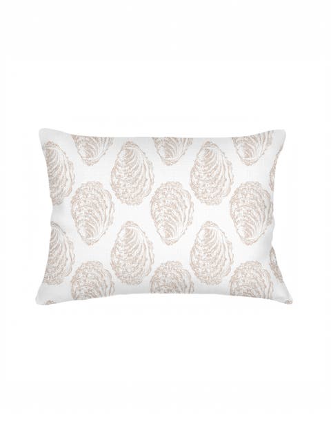 Drifted Oyster Linen Pillow Cover Only