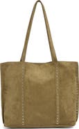 MODA LUXE Faux Suede Tote with Pouch