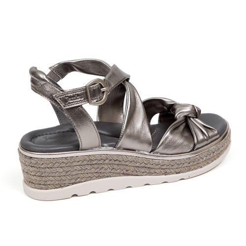 Jambu Women's Diana Slip On Wedge Sandals In Gunmetal