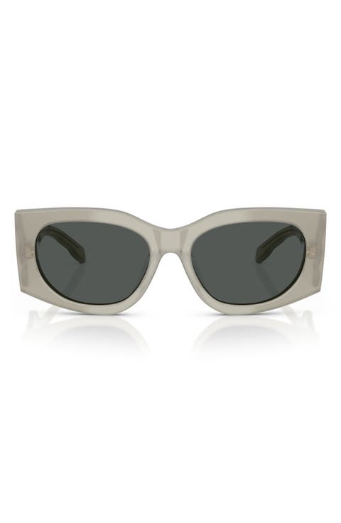 Kira 56mm Rectangular Sunglasses