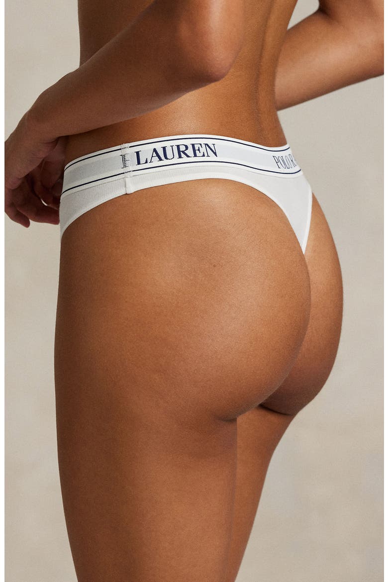 Logo Band Assorted 3-Pack Mid Rise Thongs, Alternate, color, WHITE CLOUD/ ONYX/ NAVY