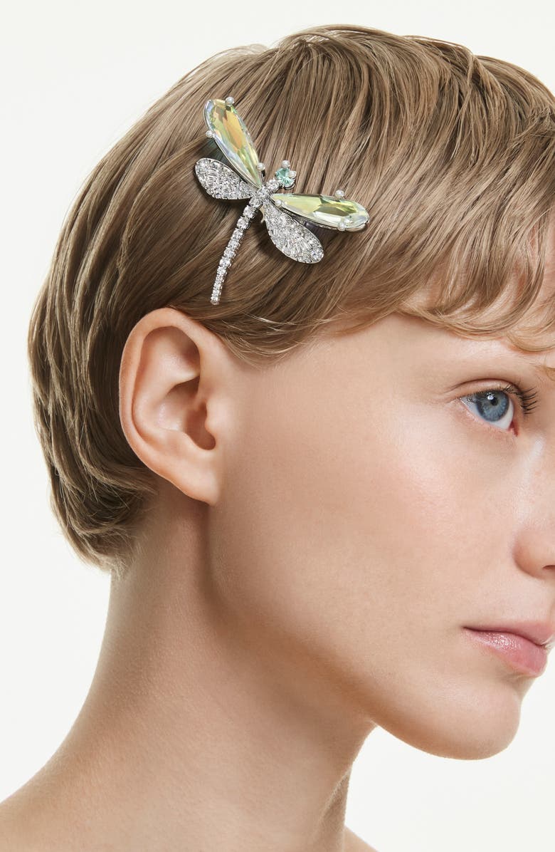 Swarovski Brooch Hair Comb, Alternate, color, 