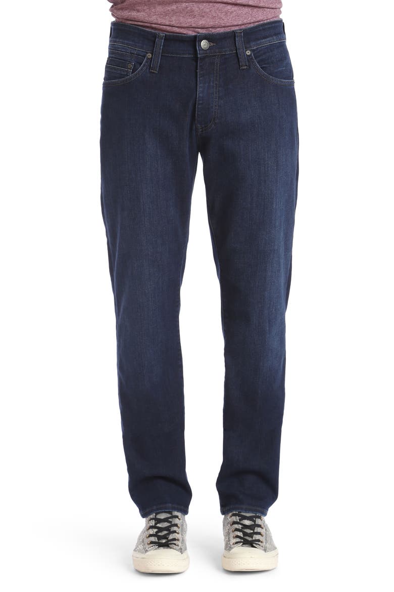 Matt Relaxed Straight Fit Jeans, Main, color, DEEP CLEAN COMFORT