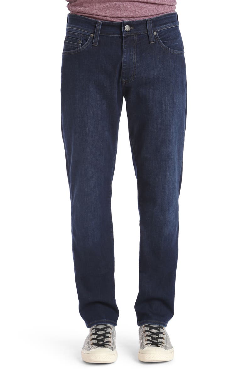 Mavi Jeans Matt Relaxed Straight Fit Jeans, Main, color, Deep Clean Comfort