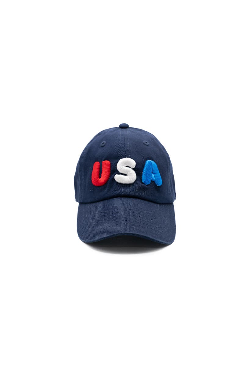 Rey To Z USA Baseball Hat, Main, color, Navy