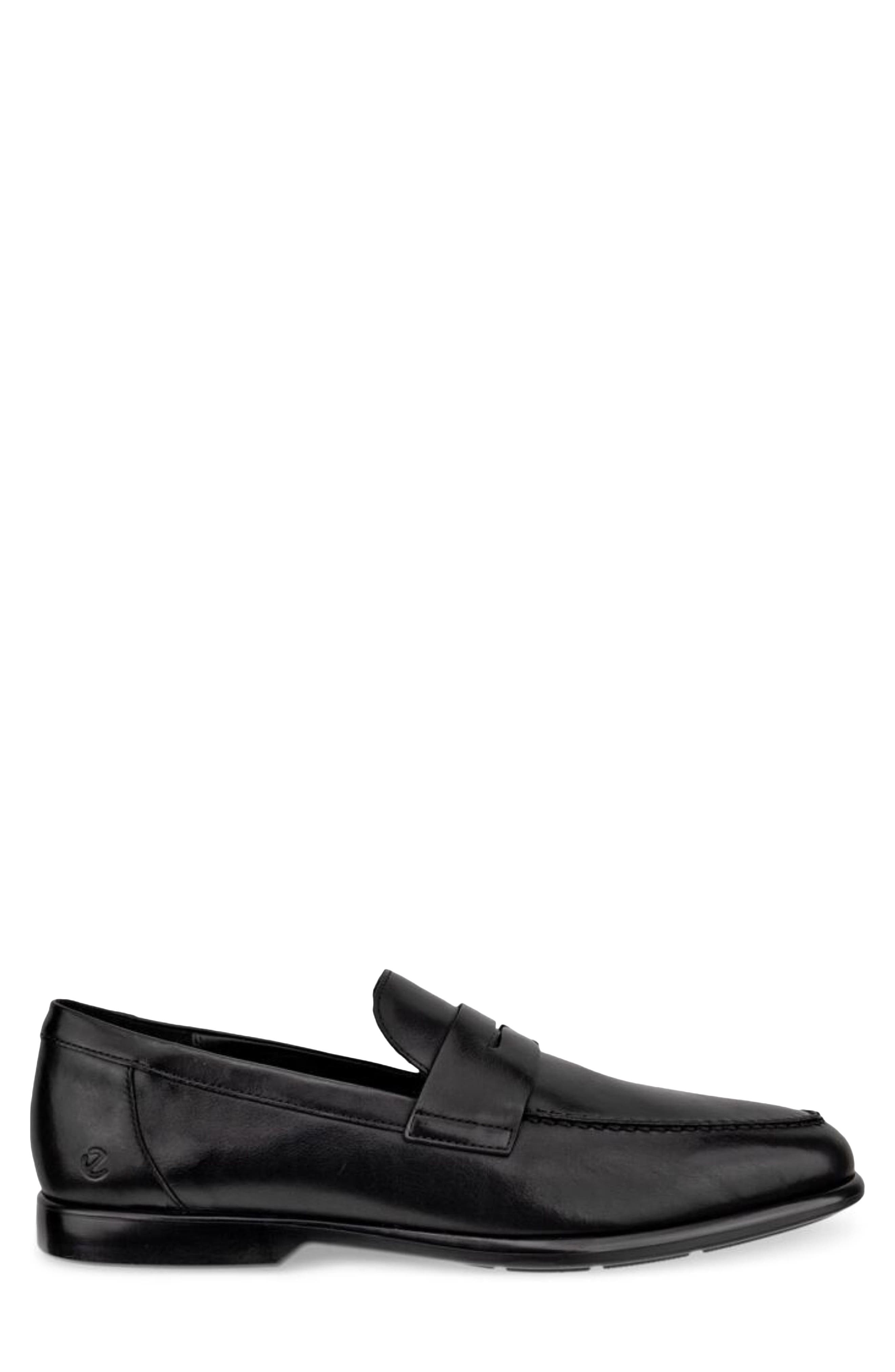 ECCO Metro Verona Penny Loafer, Alternate, color, Black