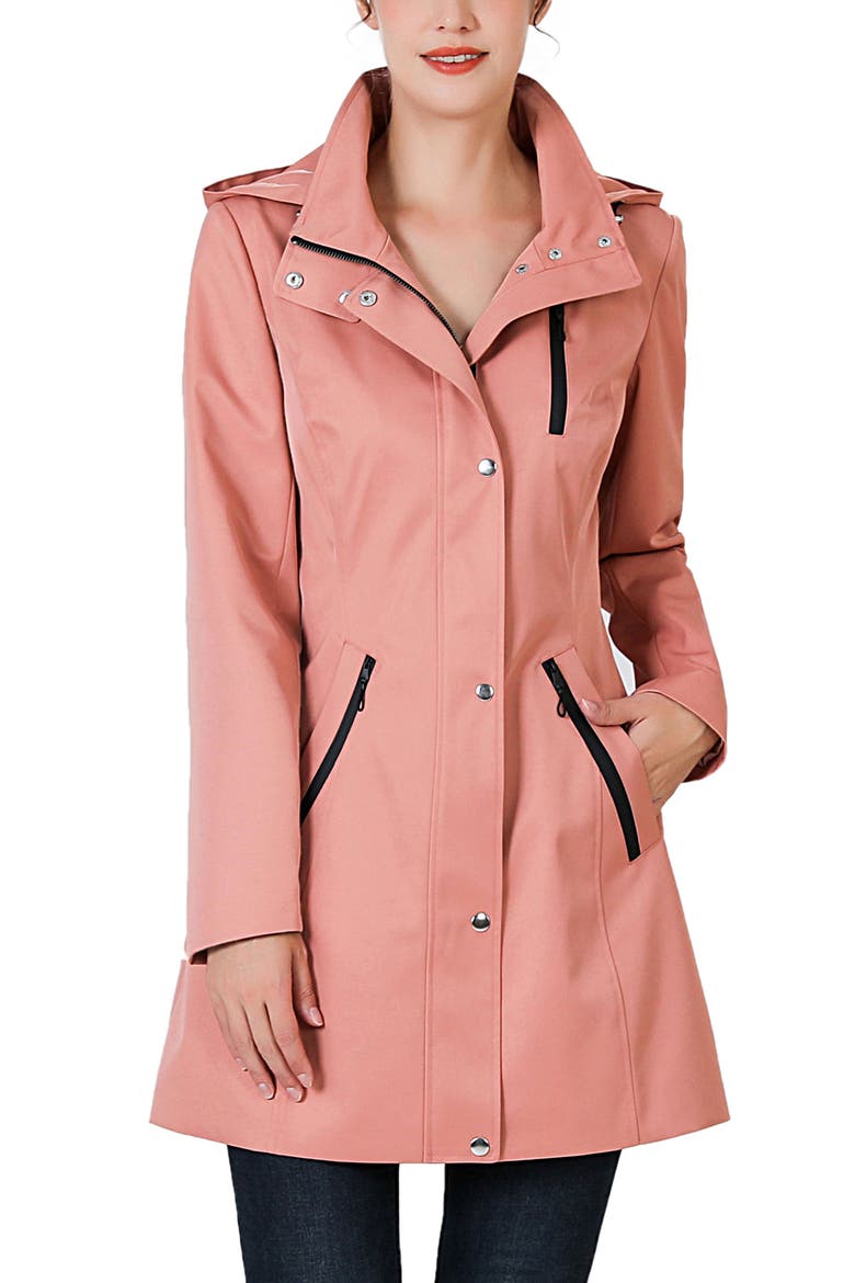 Women's Molly Hooded Anorak Jacket, Alternate, color, Guava