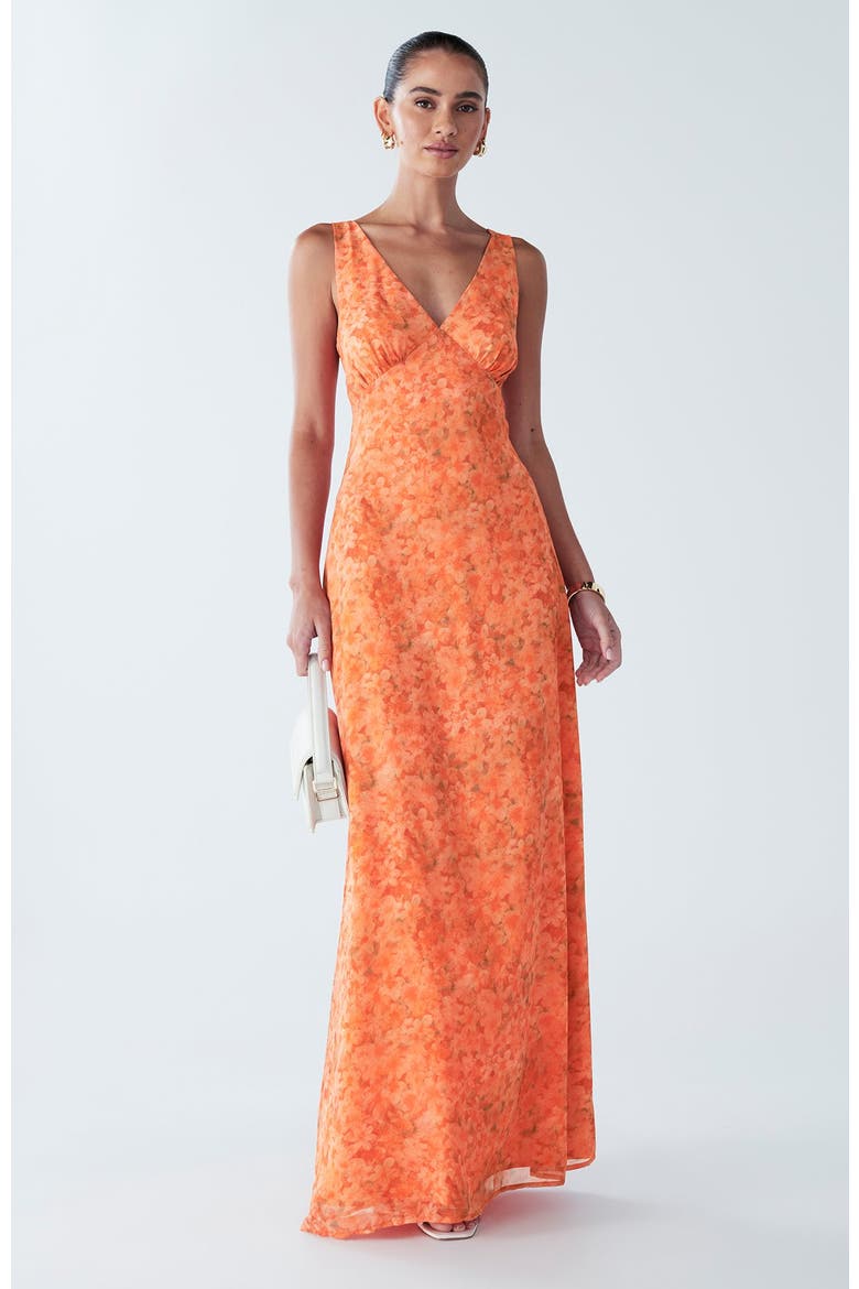 Chelsea Dress, Alternate, color, Orange Bloom