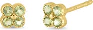 Bony Levy 14k Gold Peridot Stud Earrings