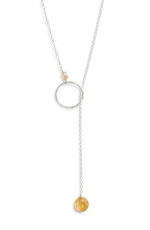 Gwyneth Semiprecious Toggle Necklace