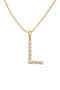  Gold Vermeil Initial L