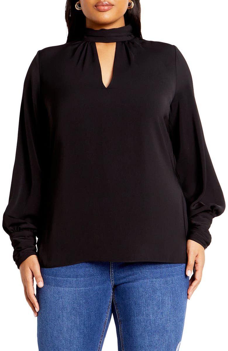 City Chic Miranda Cutout Top, Main, color,