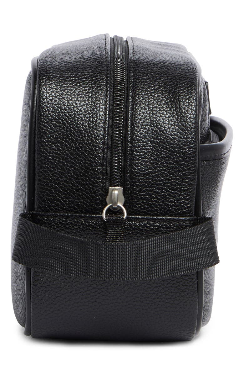 Original Penguin Milled Top Zip Dopp Kit, Alternate, color, Black