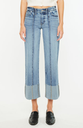 KanCan Margret Mid Rise Cropped Wide Leg Jeans