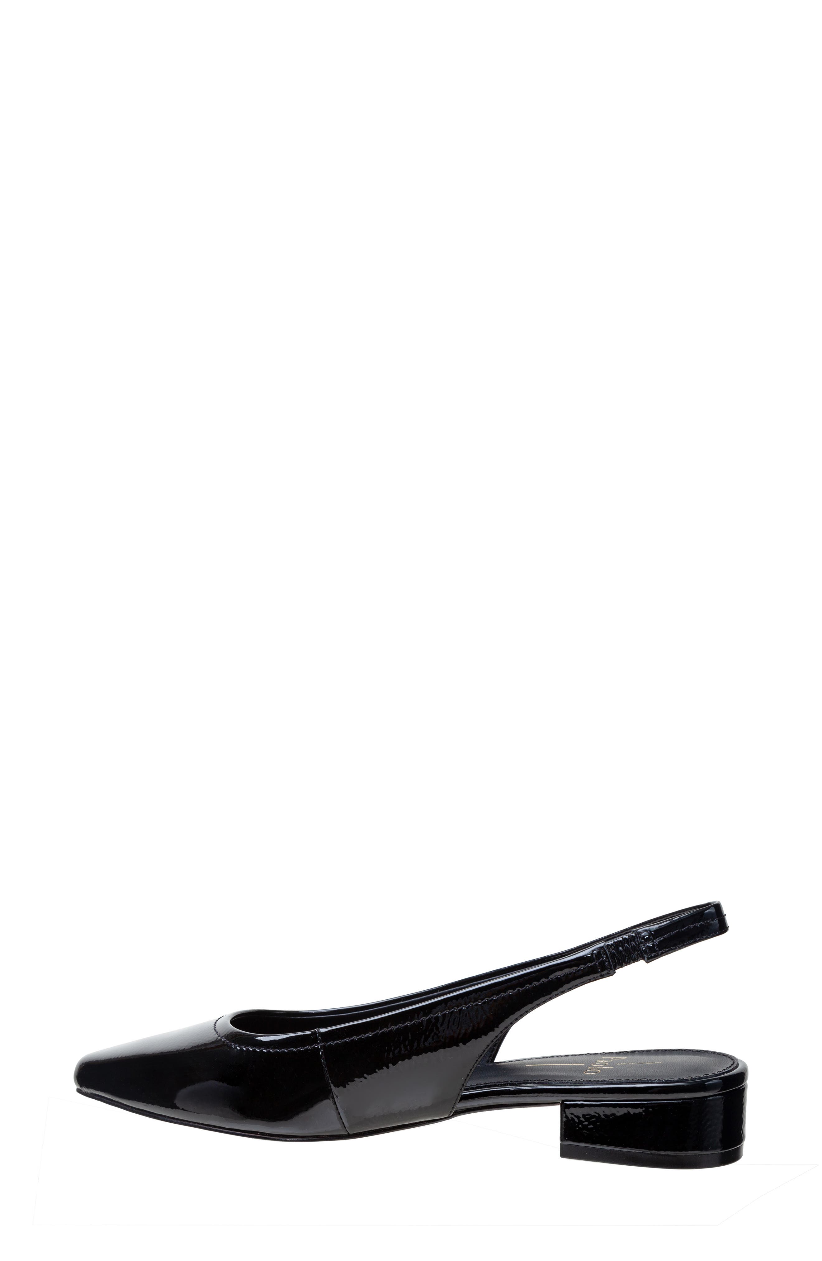 Linea Paolo Cielo Slingback Pump, Alternate, color, Black