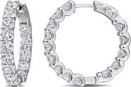 Julianna B. 7ct. t.w. Lab-Grown Diamond Hoop Earrings 14k