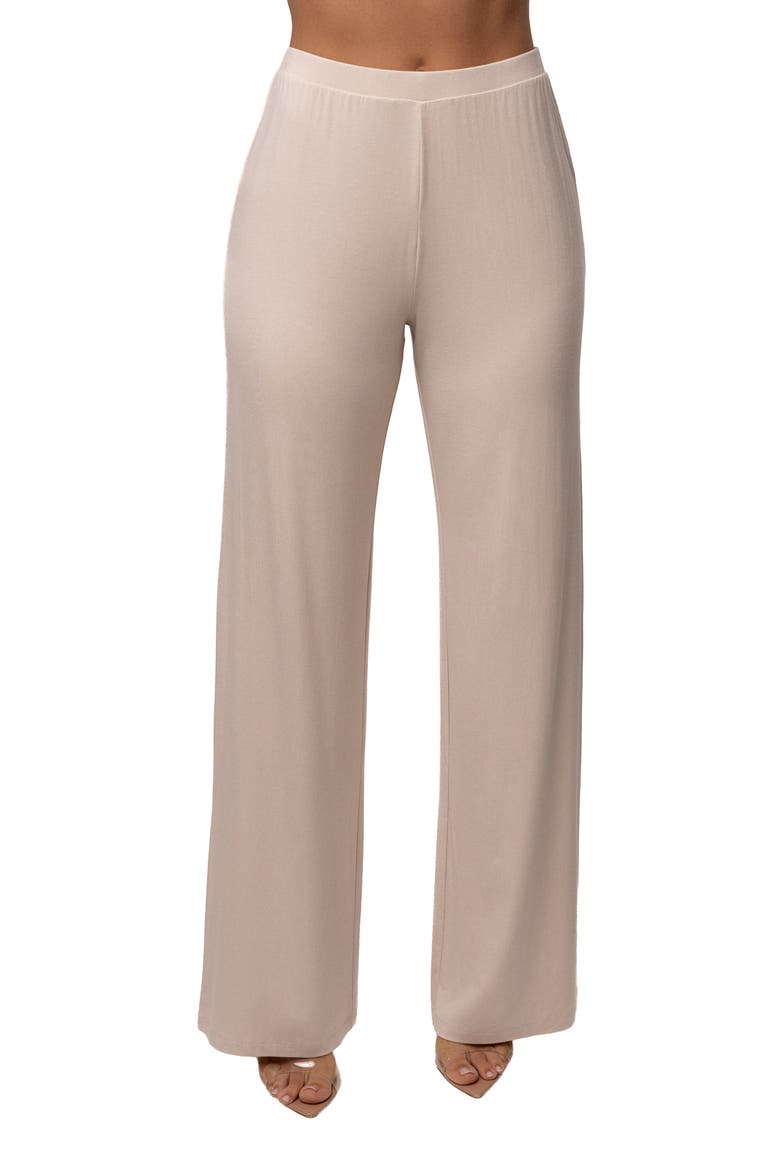 Winter Soirée Pant Set, Alternate, color, Stone