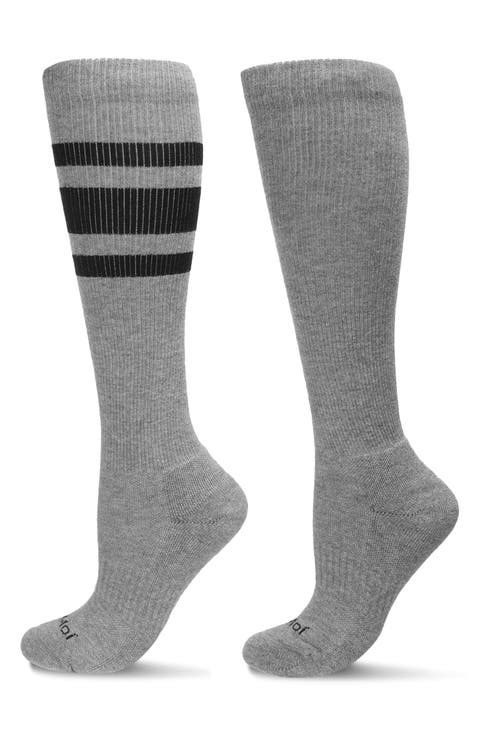 Assorted 2-Pack Knee High Compression Socks