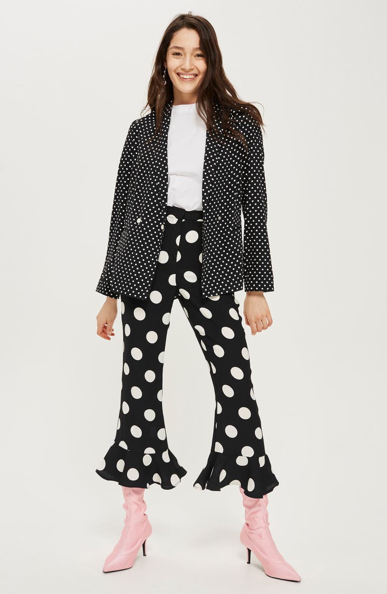 Topshop Ava Double Breasted Jacket, Alternate, color,