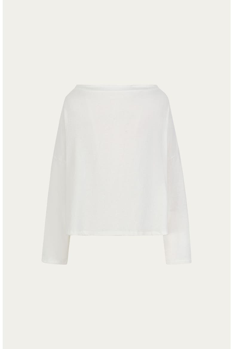 Hemp Essentials Off The Shoulder Top, Alternate, color, cream