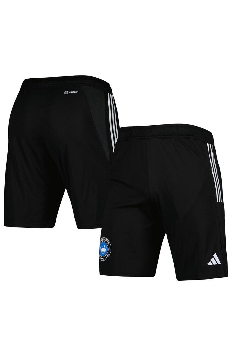 adidas Men's adidas Black Charlotte FC 2023 On-Field AEROREADY Training Shorts, Main, color, 