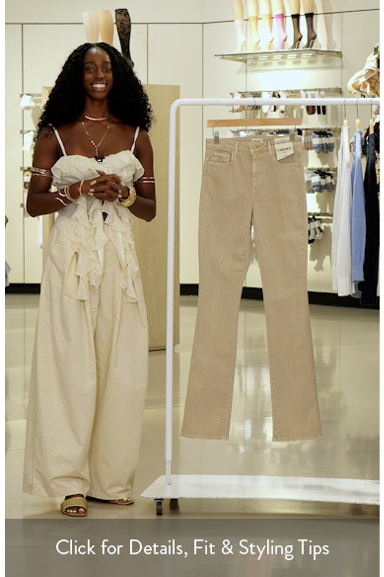 Selma High Waist Baby Bootcut Jeans video