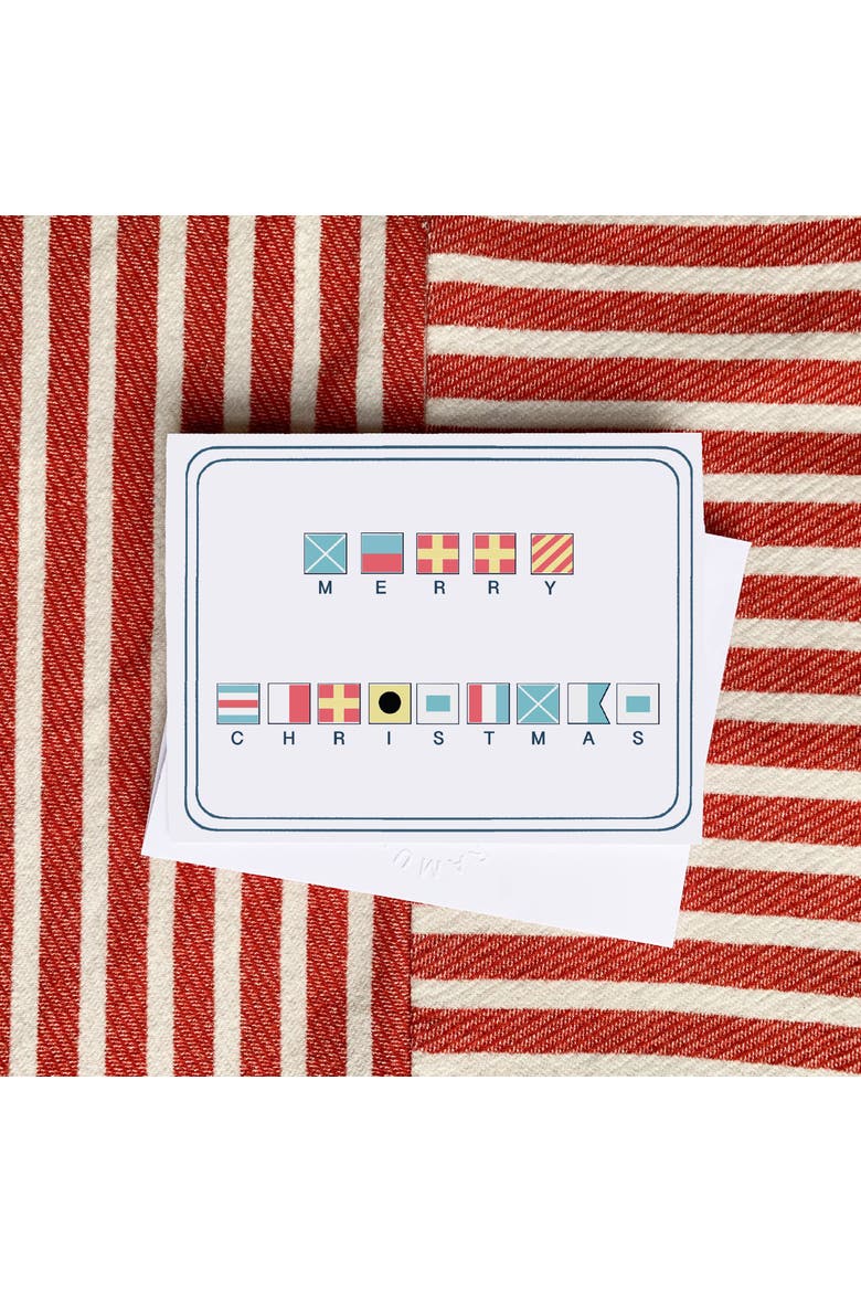 Season's Greetings, Merry Christmas Nautical, Sailboat Winter/Holiday/Christmas Greeting Card Pack Sets, Alternate, color, Multi-Pack