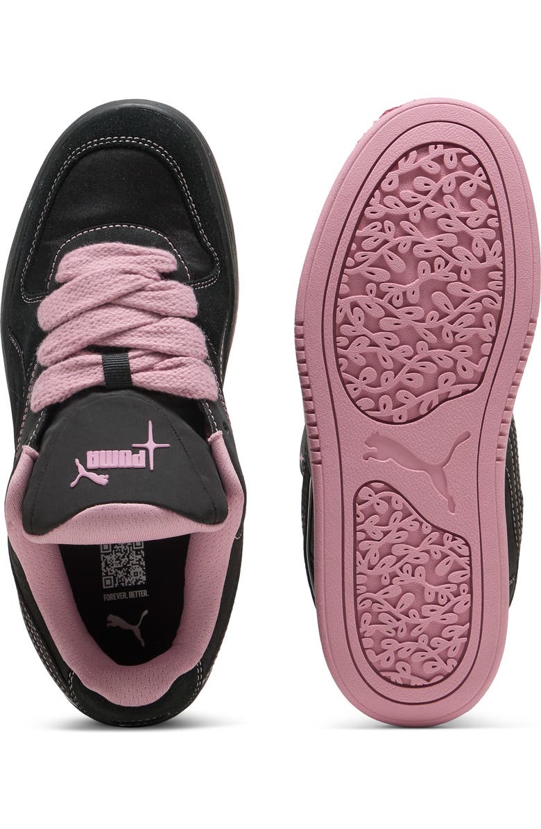 PUMA Park Luna Satin Sneaker, Alternate, color, Puma Black/ Poised Pink