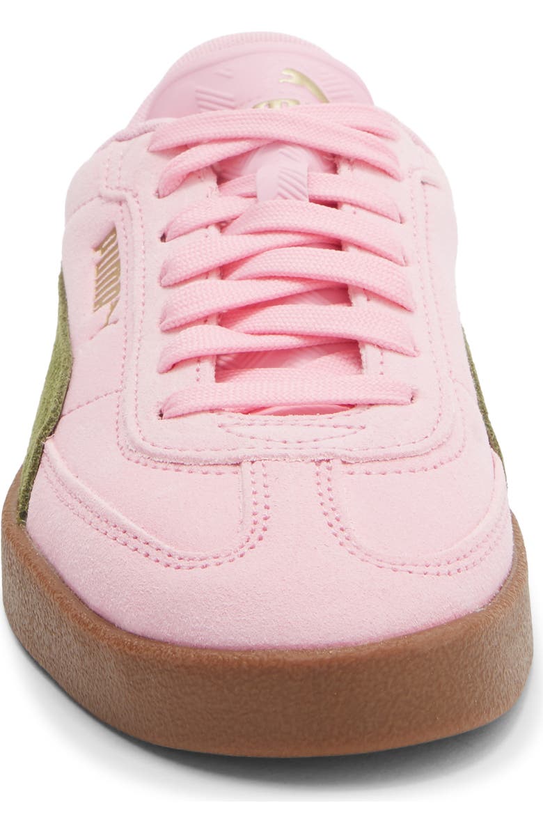 PUMA Club II Era Sneaker, Alternate, color, Pink Shimmer/ Olive Green