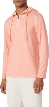 Bugatchi Quarter Zip Performance Hoodie