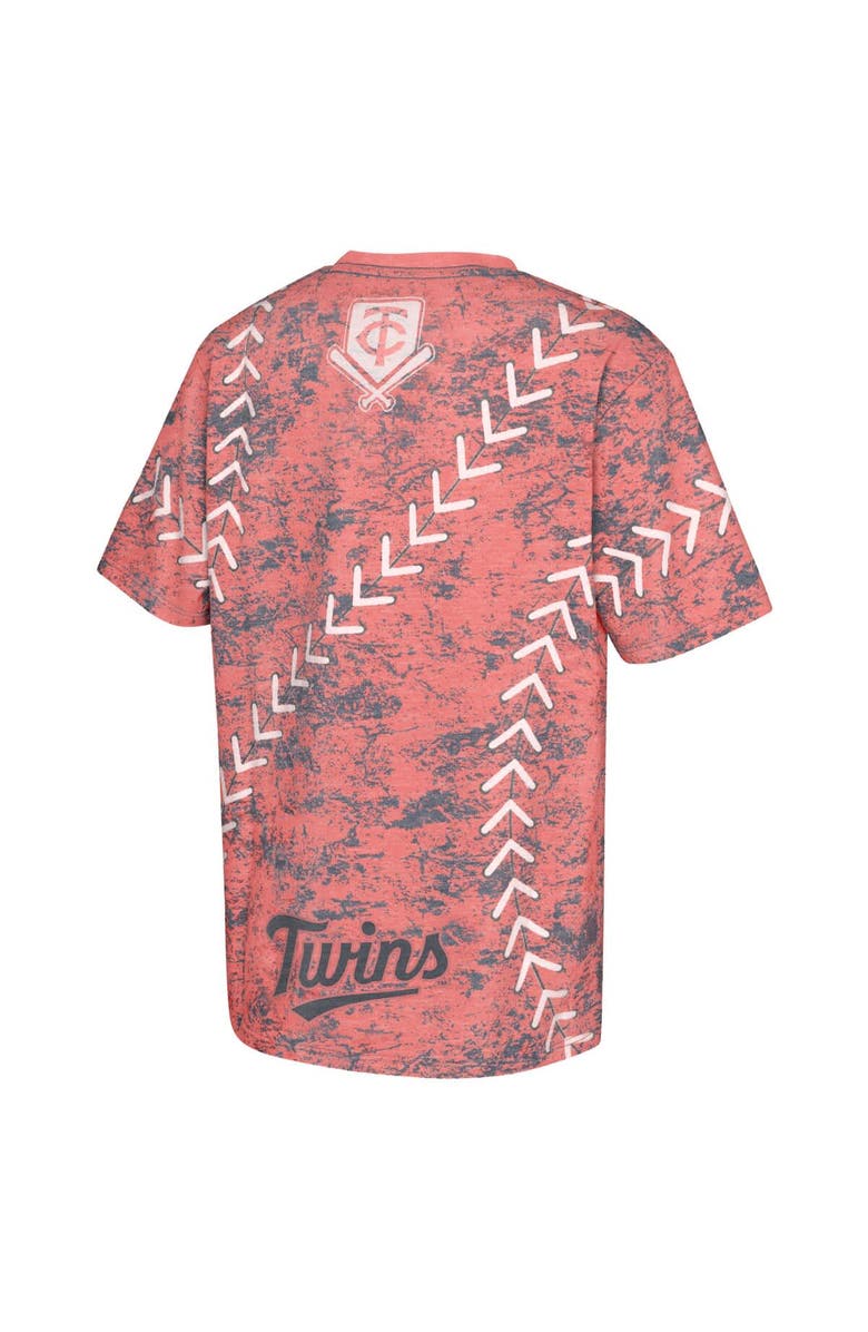 Outerstuff Youth Red Minnesota Twins Slide Score Bold T-Shirt, Alternate, color, Red