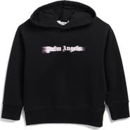 Palm Angels Kids' Blurred Logo Hoodie