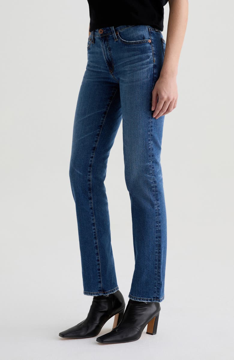AG Sandra Low Rise Slim Straight Leg Jeans, Alternate, color, 15 Years Prague