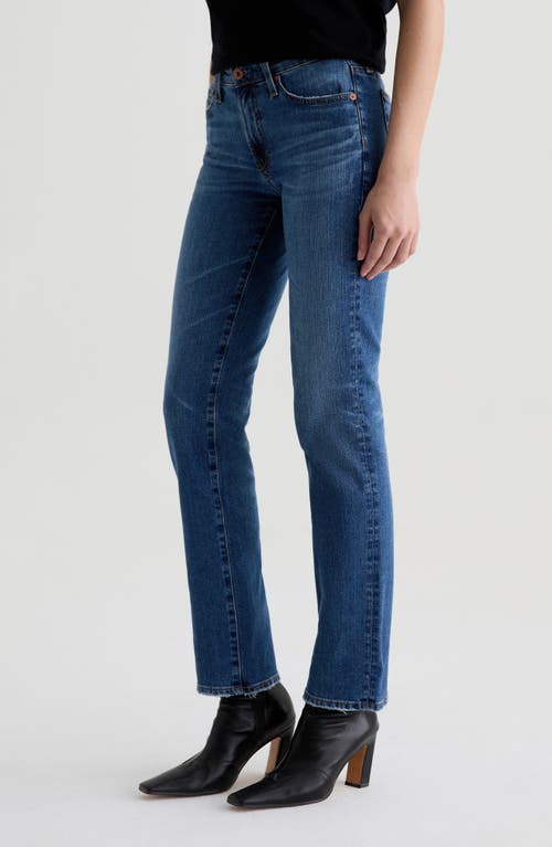 Ag Sandra Low Rise Straight Jeans In 15 Years Prue In Blue
