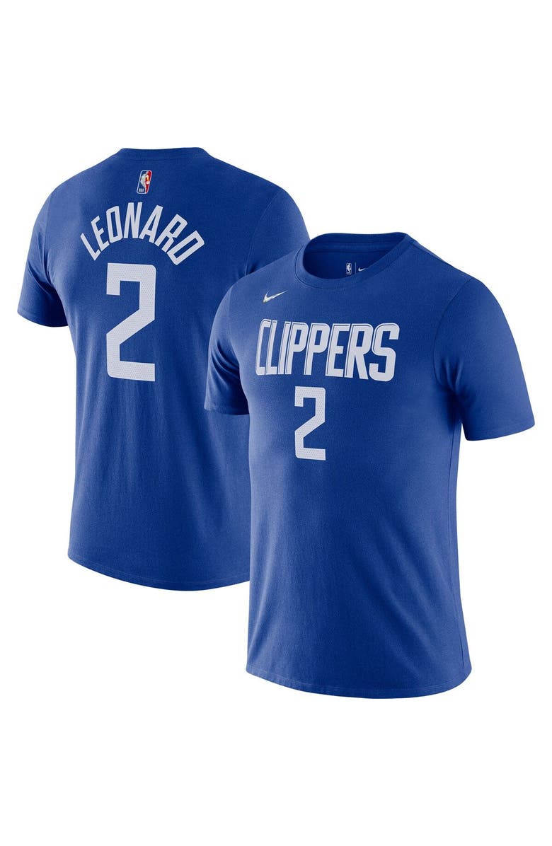 Nike Men's Nike Kawhi Leonard Royal LA Clippers Diamond Icon Name & Number T-Shirt, Main, color, 