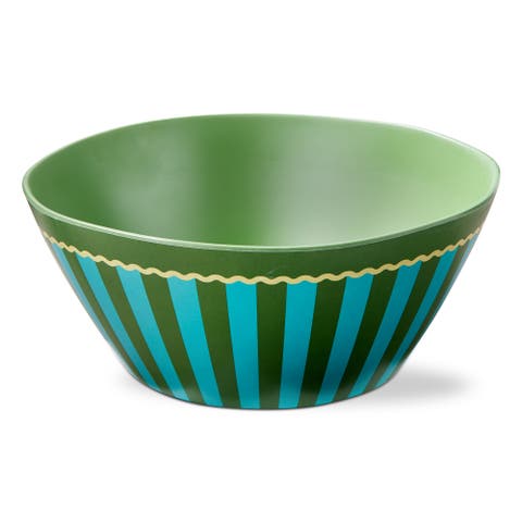 Cabana Stripe Melamine Serving Bowl Multi Melamine Summer