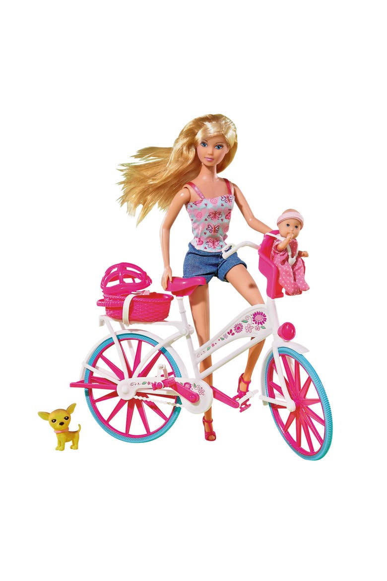 Steffi Love Bike Tour With Bike And Doll, Main, color, Multicolored
