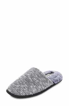 FLOOPI Aurora Knit Scuff Slipper with Faux Fur Lining