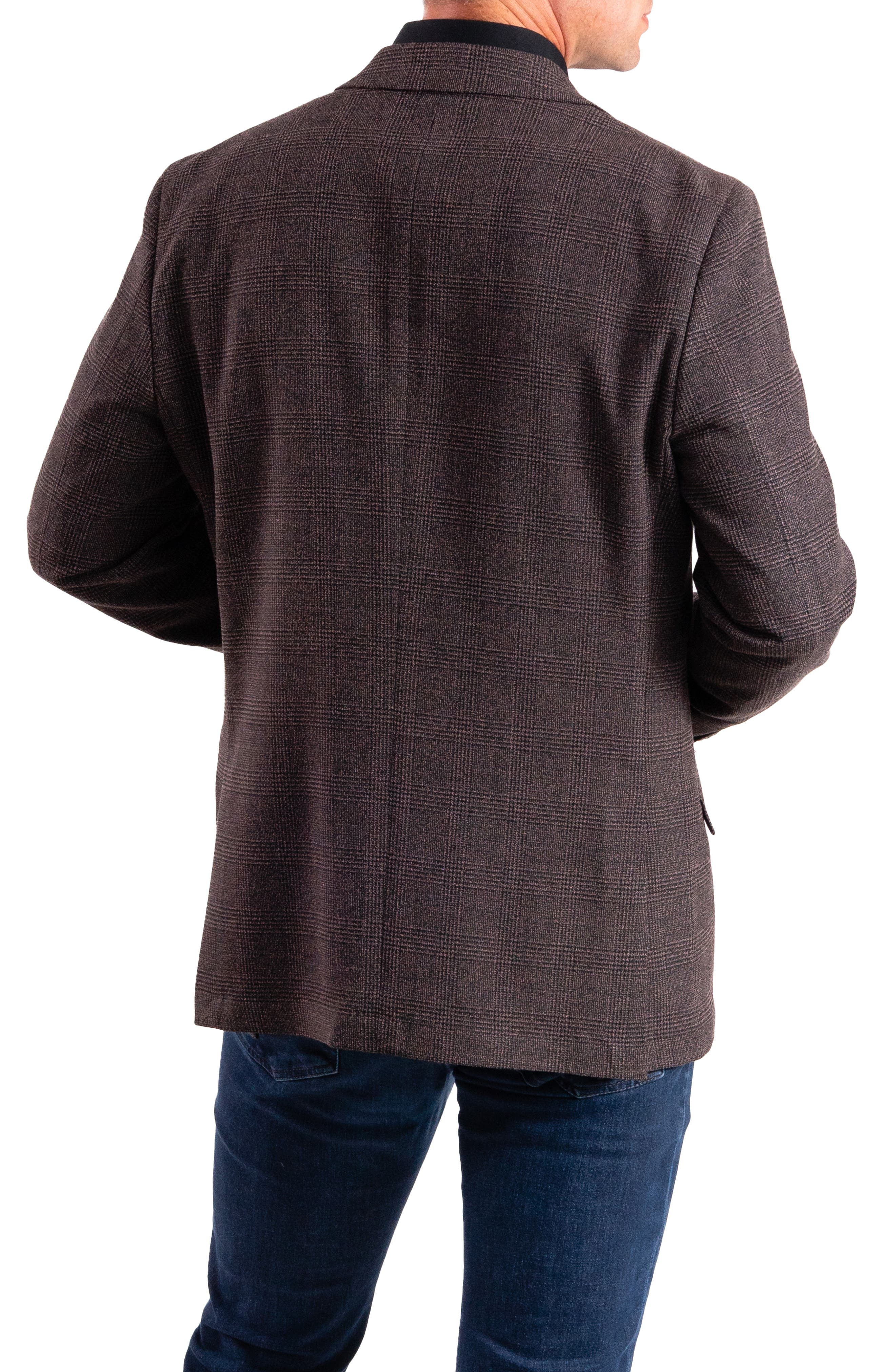 Charcoal Plaid Sport Coat - image 2