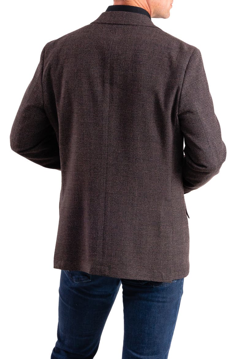 Charcoal Plaid Sport Coat, Alternate, color, GREY