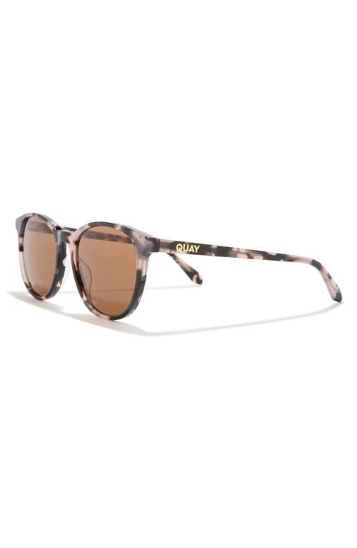 QUAY QUAY 51MM BLUEPRINT ROUND SUNGLASSES