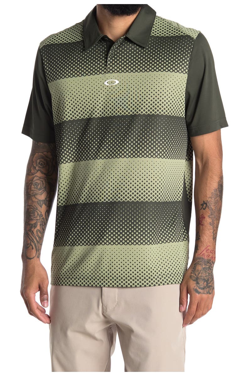 Oakley Dot Stripes Polo, Main, color, 