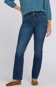 NYDJ Marilyn High Waist Straight Leg Jeans