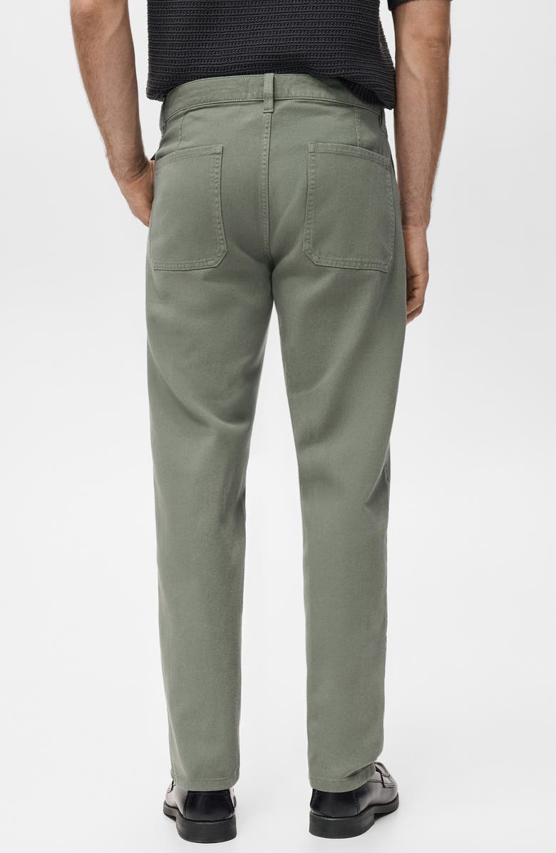 MANGO Regular Fit Jeans, Alternate, color, Medium Green