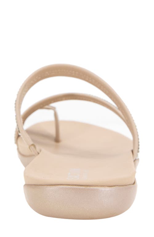 Reaction Kenneth Cole Gia Crystal Strap Slide Sandal