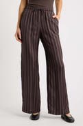 Reformation Elise Tie Waist Silk Blend Pants