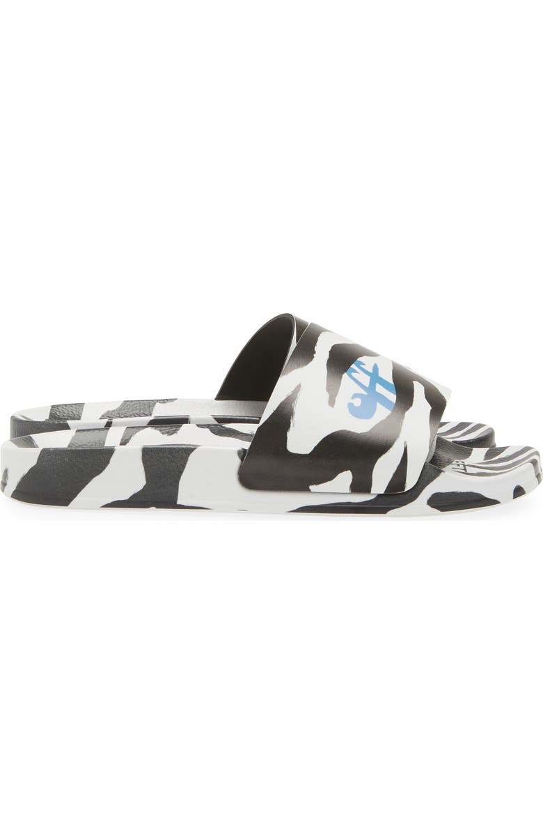 Off-White Logo Pool Slide Sandal, Alternate, color,