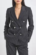 Derek Lam 10 Crosby Walter Mini Stud Double Breasted Blazer